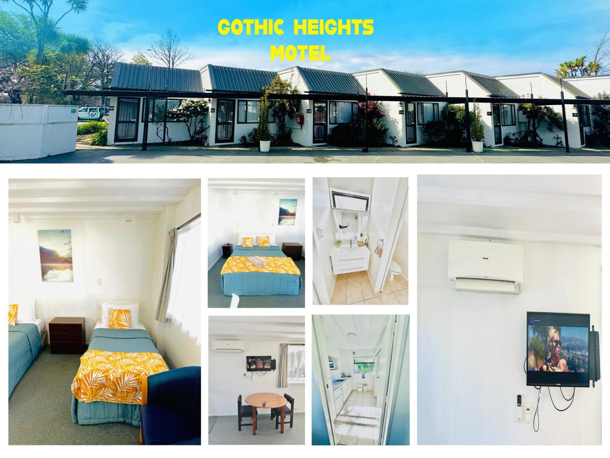 Gothic Heights Motel Christchurch Ngoại thất bức ảnh